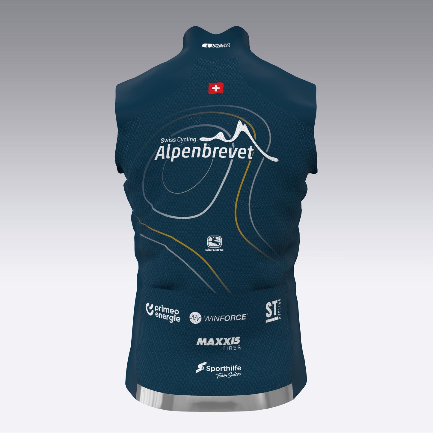 SWISS CYCLING ALPENBREVET 2024 Wind Vest UNISEX
