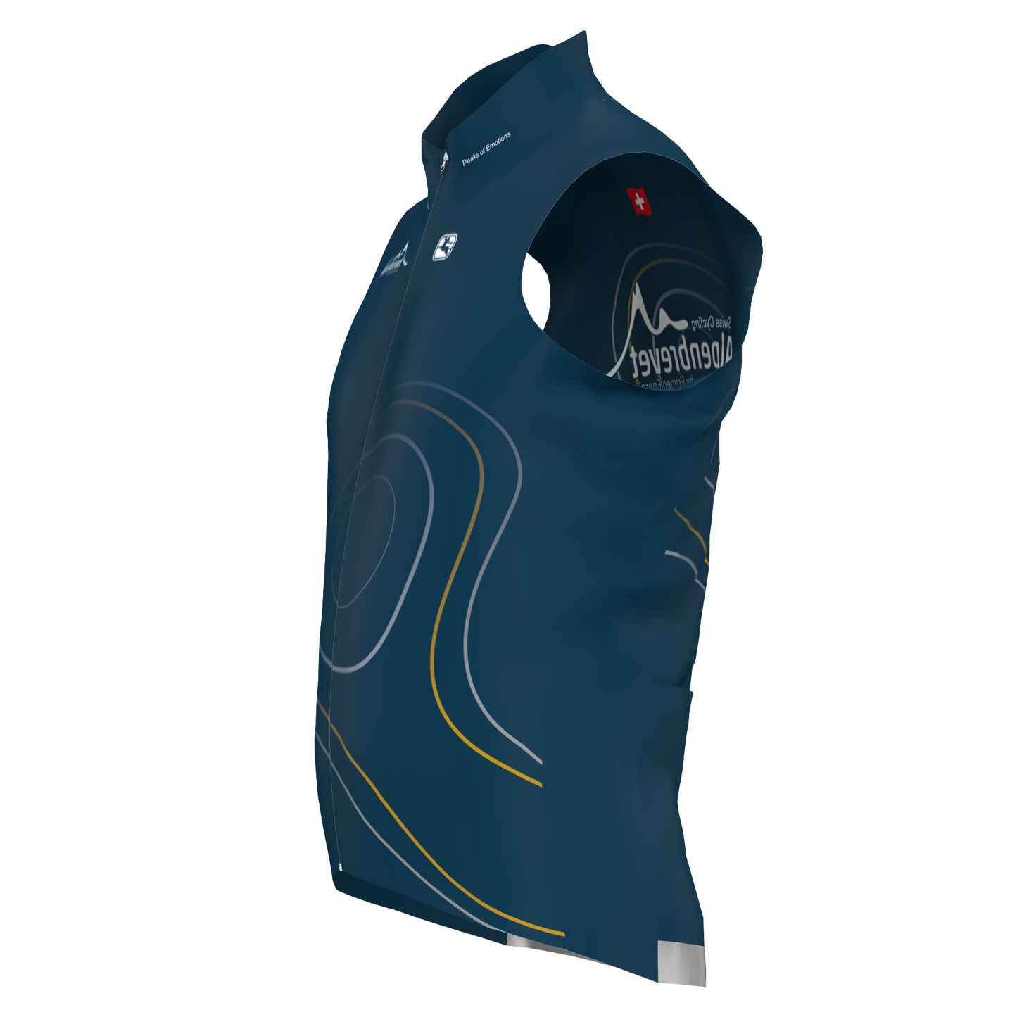 SWISS CYCLING ALPENBREVET WINDGILET UNISEX