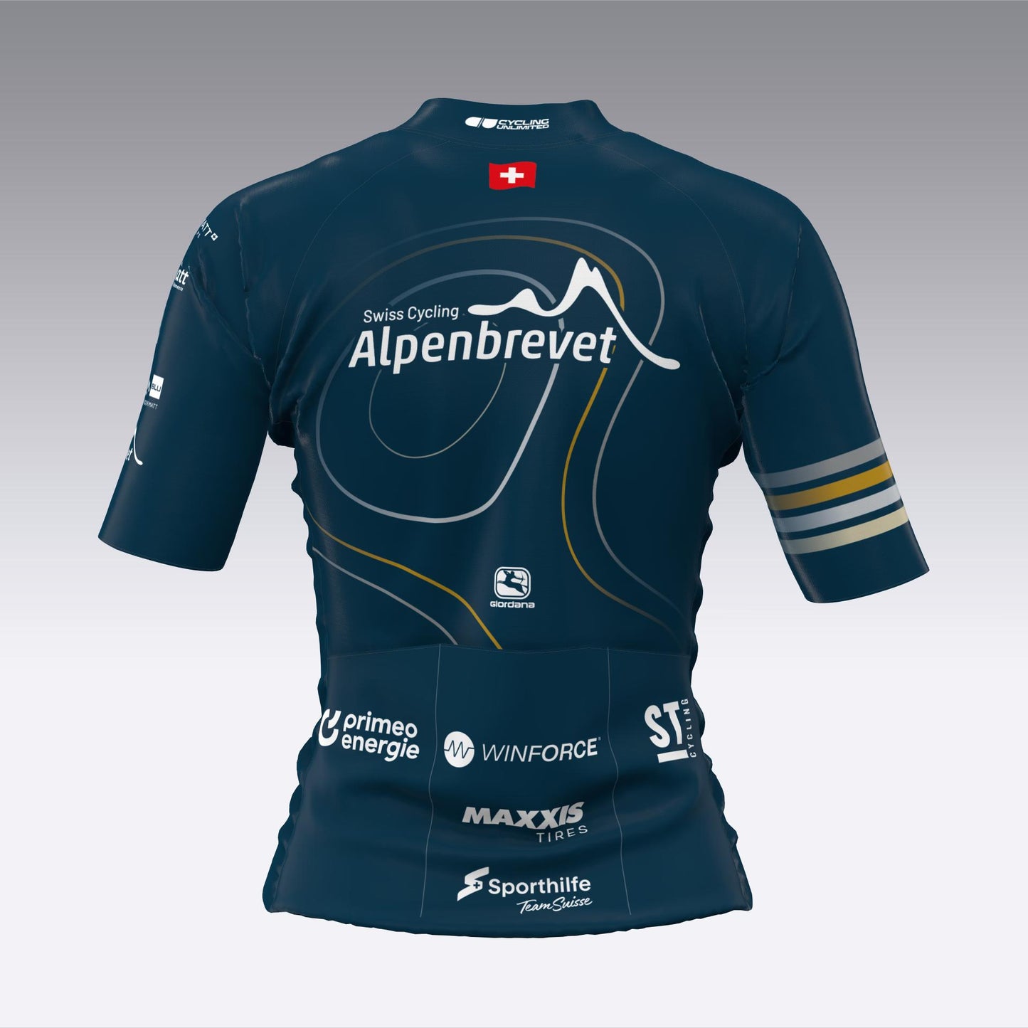 SWISS CYCLING ALPENBREVET 2024 Women`s Short Sleeve Jersey
