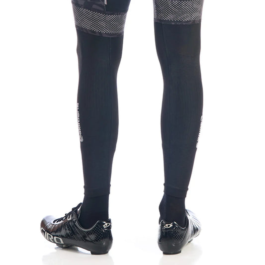 Giordana Dryarn Unisex Beinstulpen Schwarz – Hintenansicht