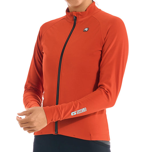 Women's G-Shield Thermal Long Sleeve Jersey sienna orange