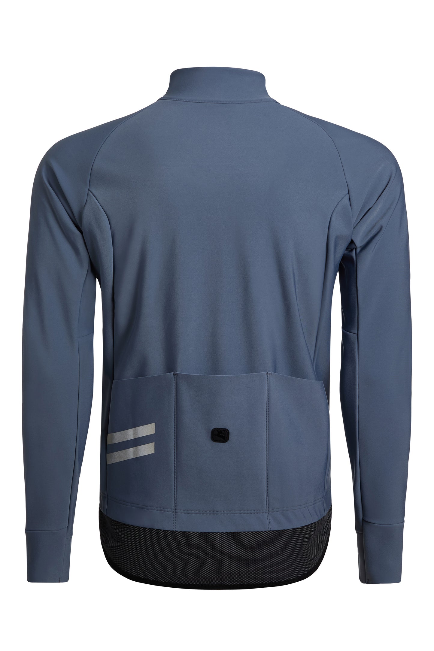 Giordana G-Shield Herren Thermo-Langarmtrikot Gravel Grey – Rückansicht