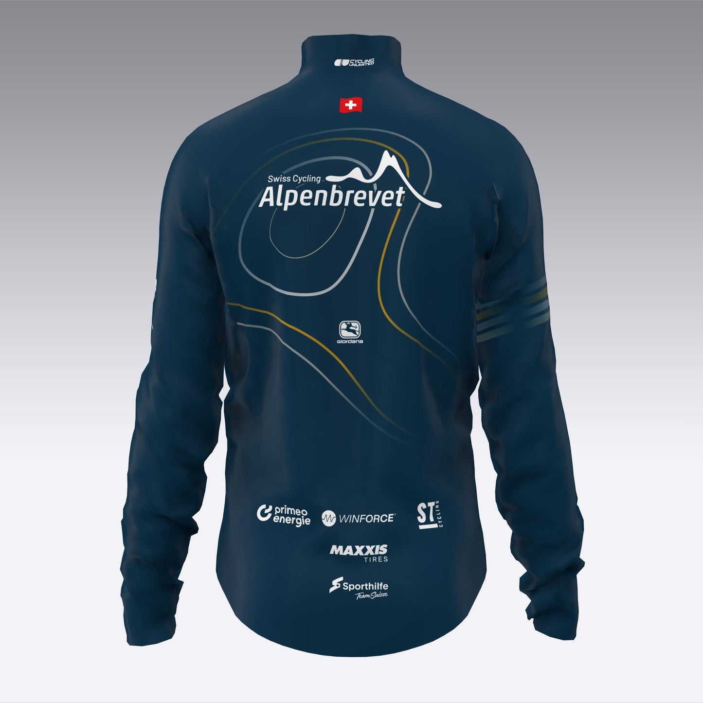 SWISS CYCLING ALPENBREVET 2024 Men`s Short Sleeve Jersey