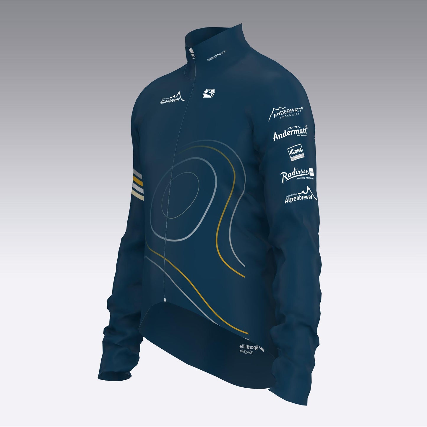 SWISS CYCLING ALPENBREVET 2024 Men`s Short Sleeve Jersey