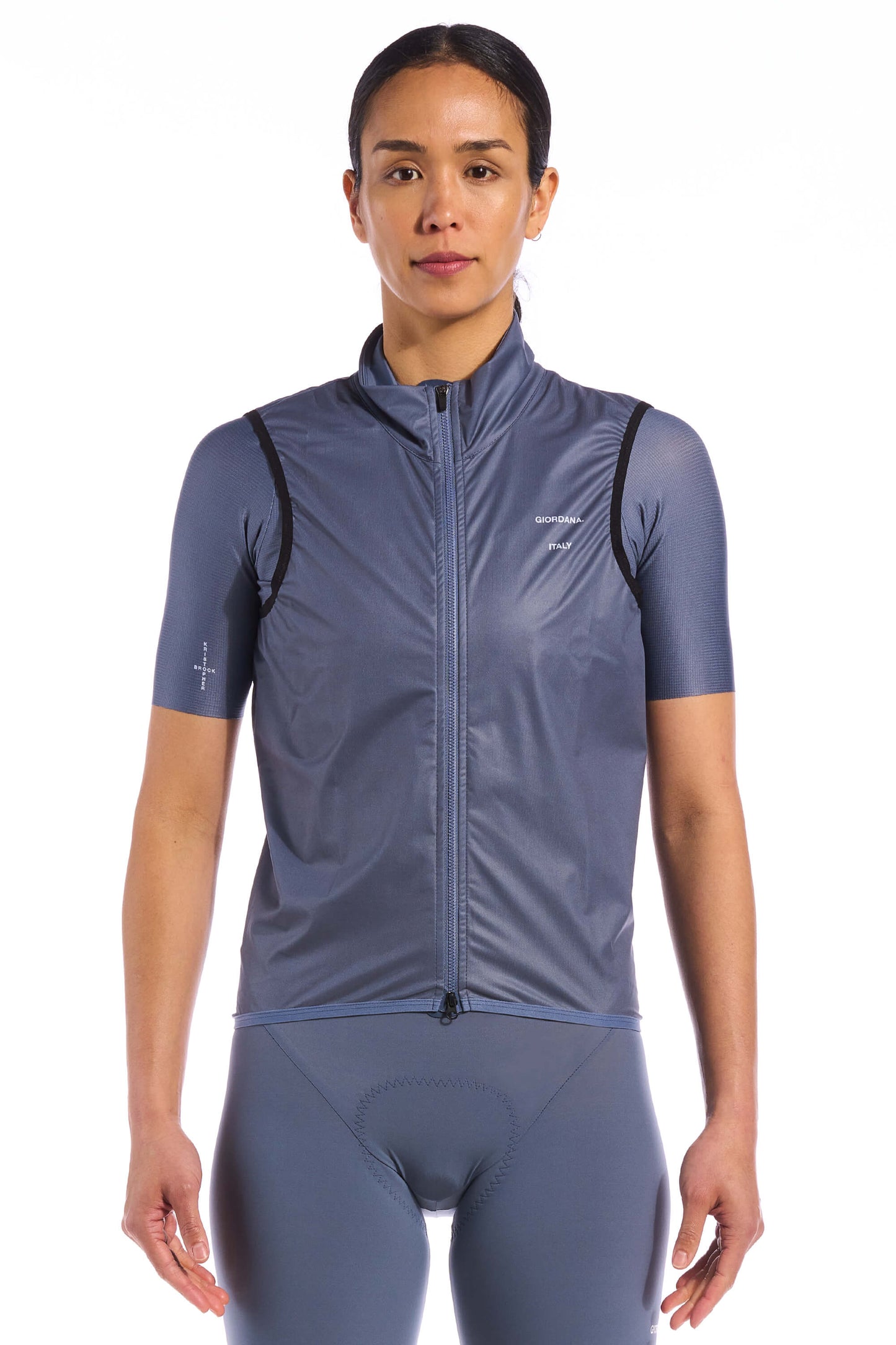 The KB Wind Vest Grisaille Blue unisex