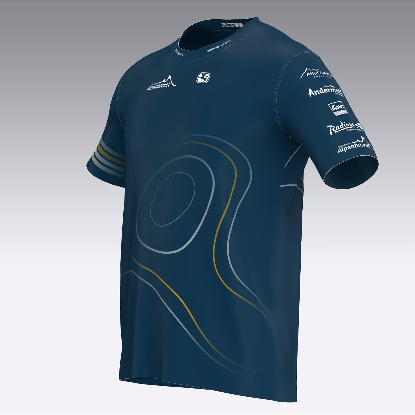 SWISS CYCLING ALPENBREVET 2024 Men`s Short Sleeve Jersey