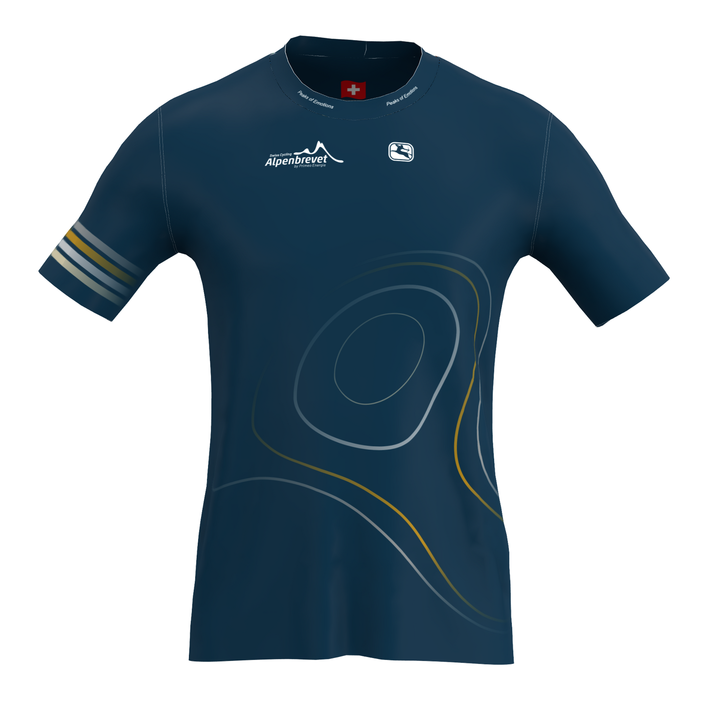 SWISS CYCLING ALPENBREVET TECH T-SHIRT UNISEX