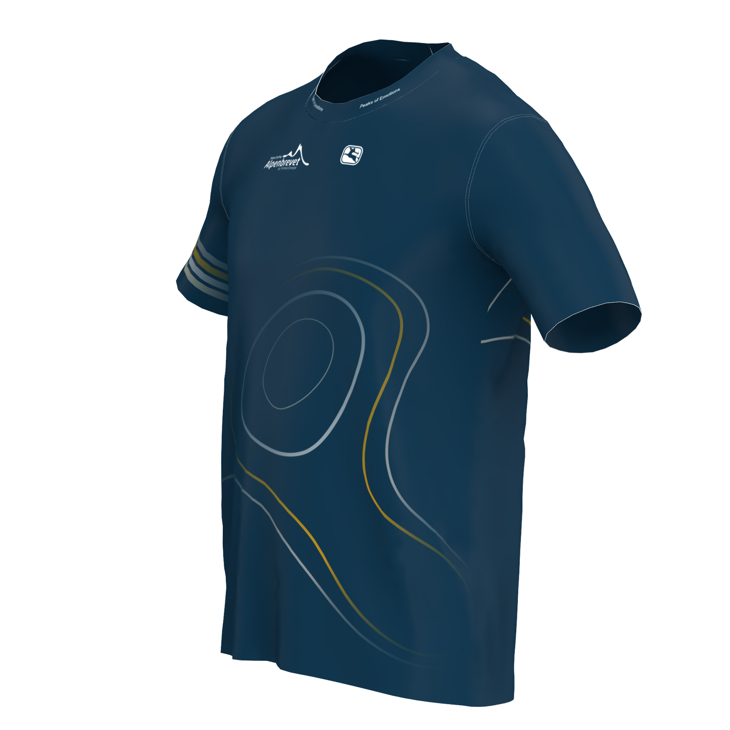 SWISS CYCLING ALPENBREVET TECH T-SHIRT UNISEX