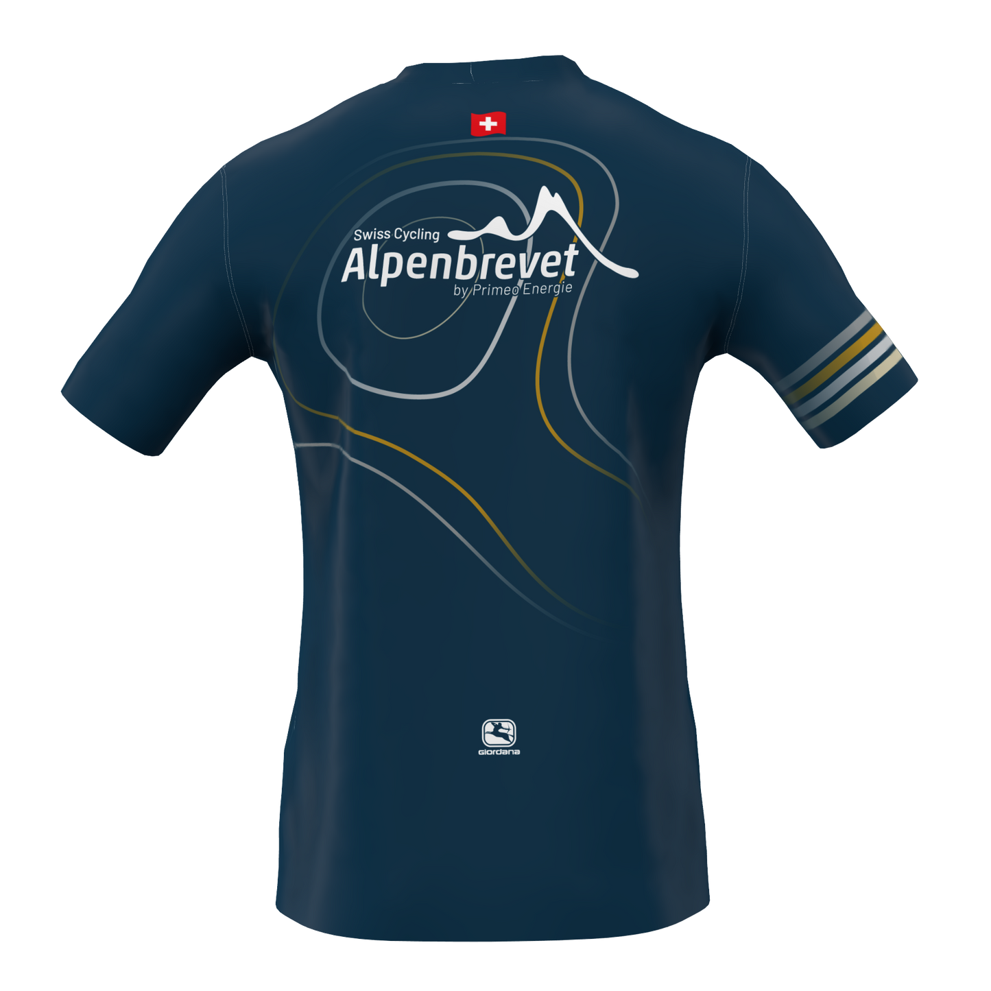 SWISS CYCLING ALPENBREVET TECH T-SHIRT UNISEX