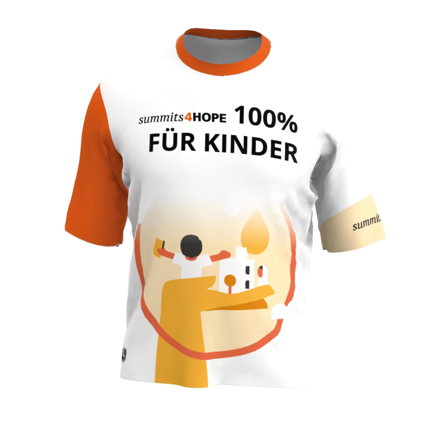 Summits4Hope Beyond Wool Kurzarm-Wander-t-Shirt Unisex