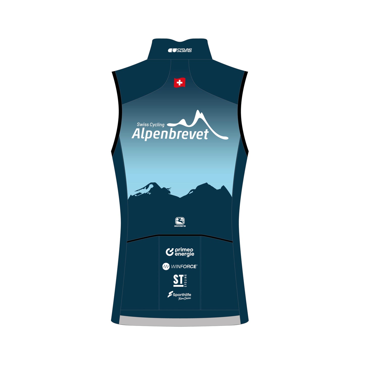 SWISS CYCLING ALPENBREVET 2024 Wind Vest UNISEX