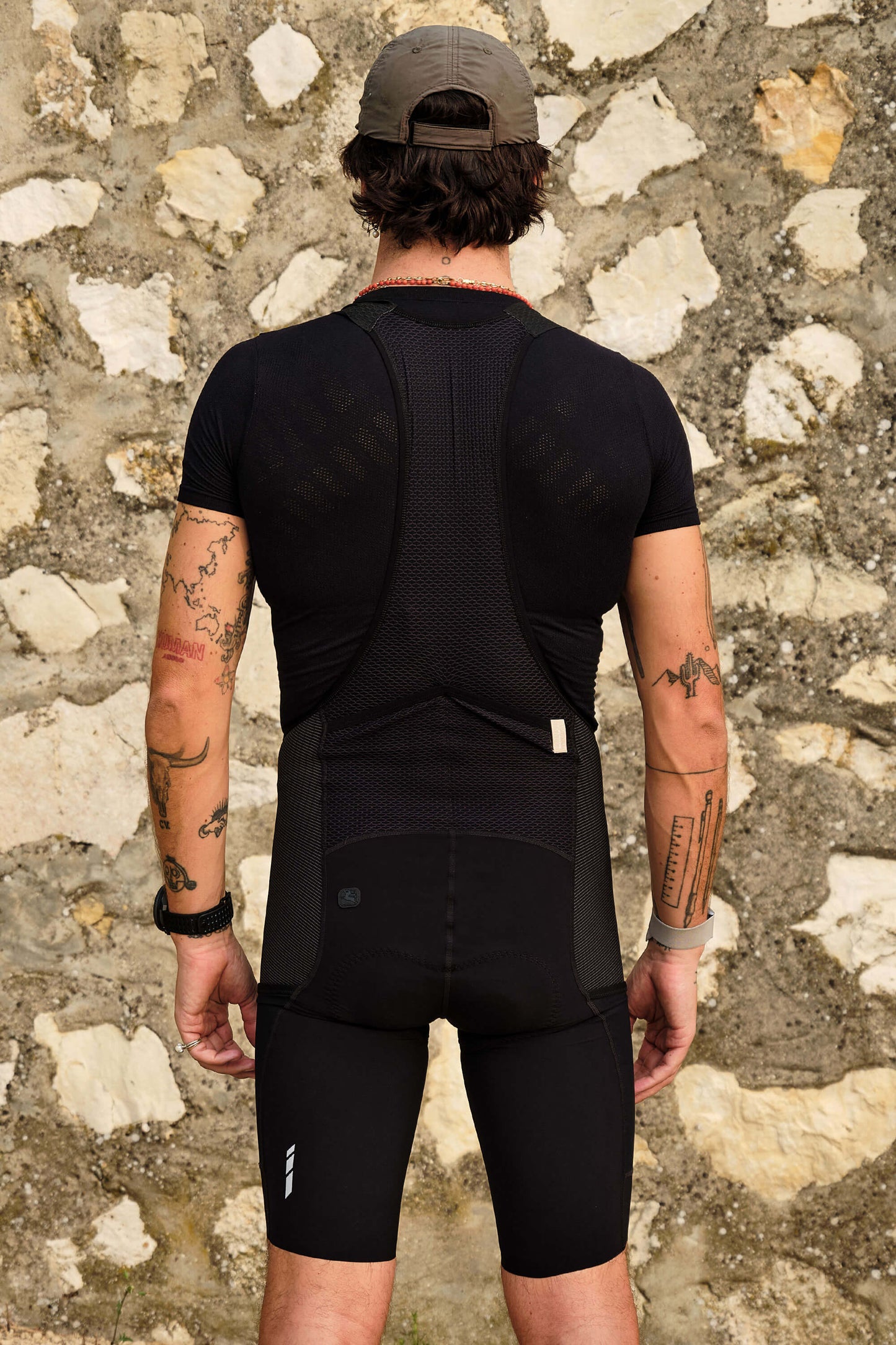 Beyond Gravel Cargo Bib Short Men black