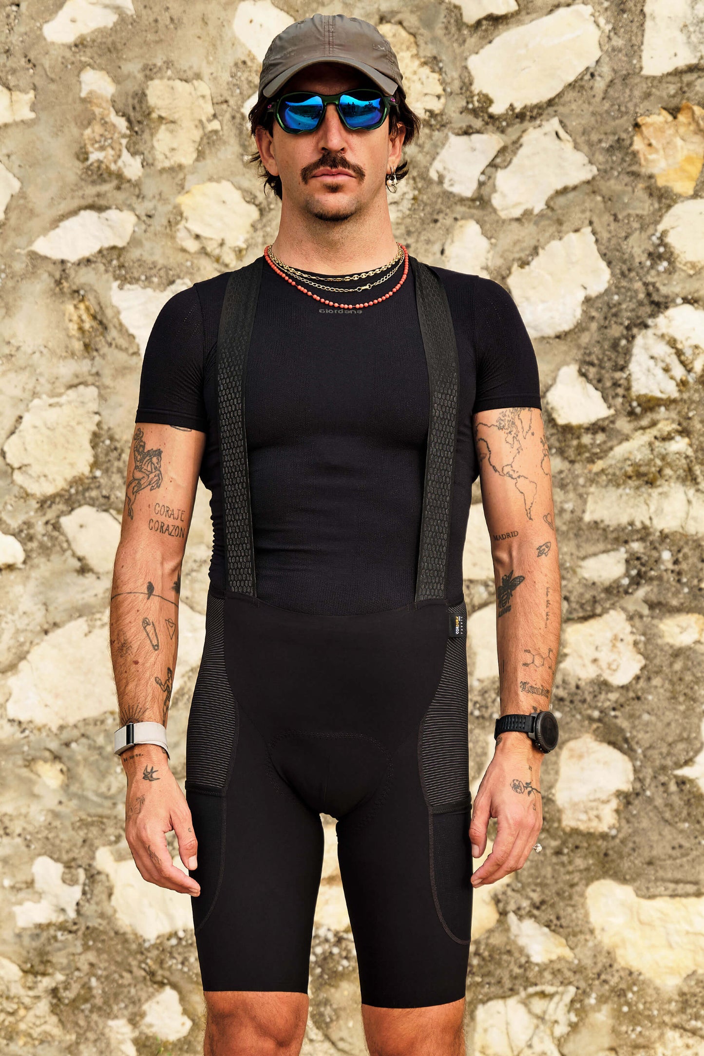 Beyond Gravel Cargo Bib Short Men black