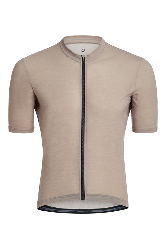 Beyond Gravel Wool Cycling-Jersey Unisex moonrock