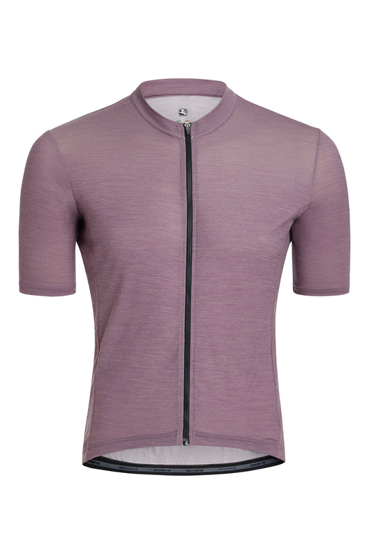 Beyond Gravel Wool Cycling-Jersey Unisex purple