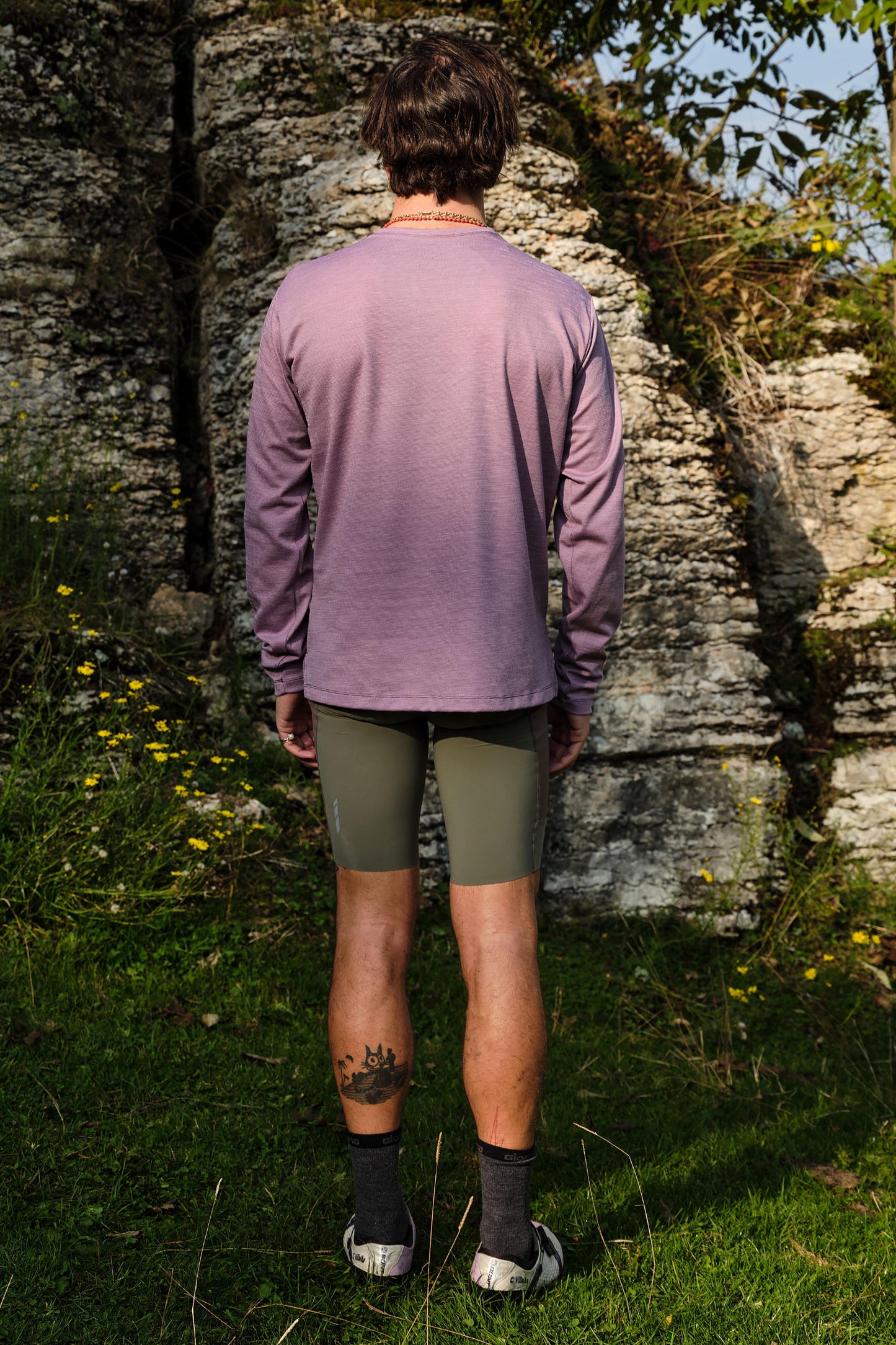 Beyond Gravel Wool Langarm-Shirt Unisex purple