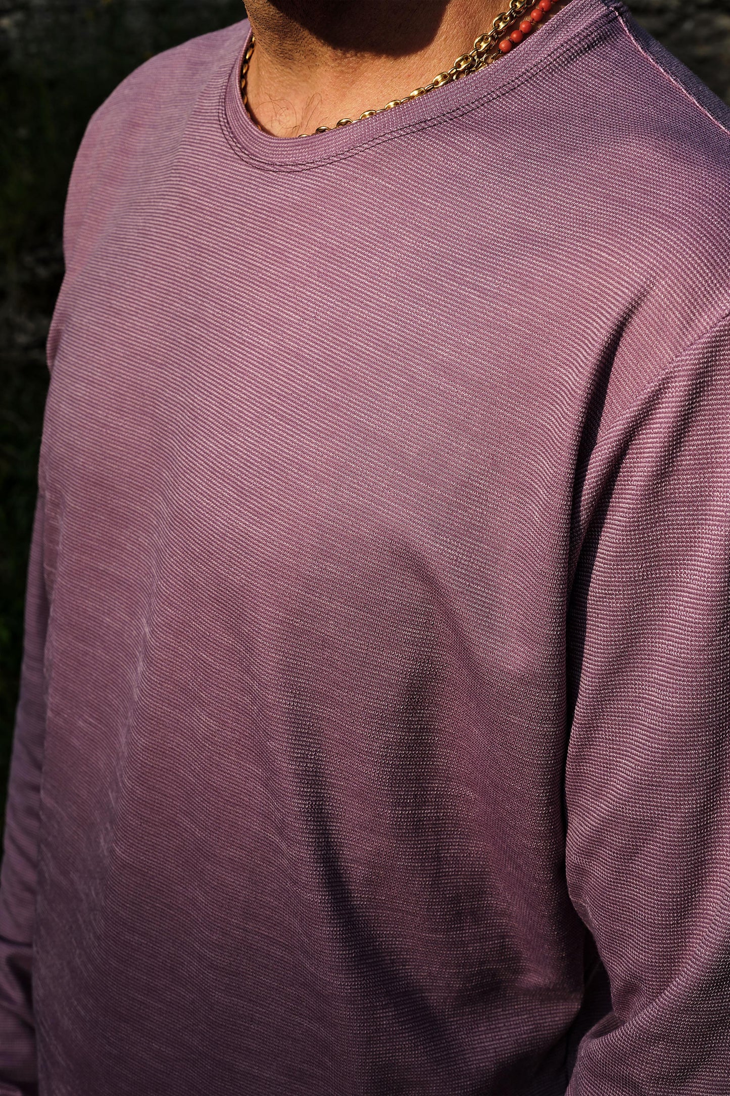 Beyond Gravel Wool Langarm-Shirt Unisex purple