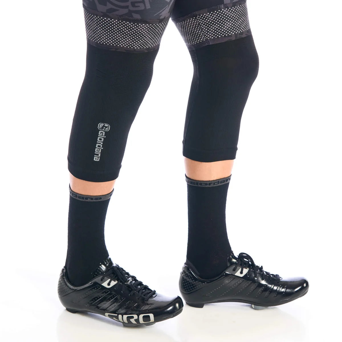 Giordana Dryarn Unisex Kniestulpen Schwarz – Seitenansicht