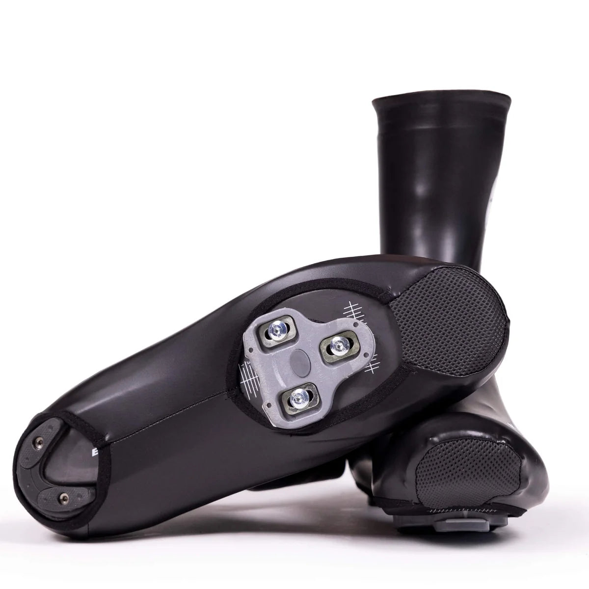 Giordana Waterproof Unisex Rennrad-Überschuhe Schwarz – Sohlenansicht