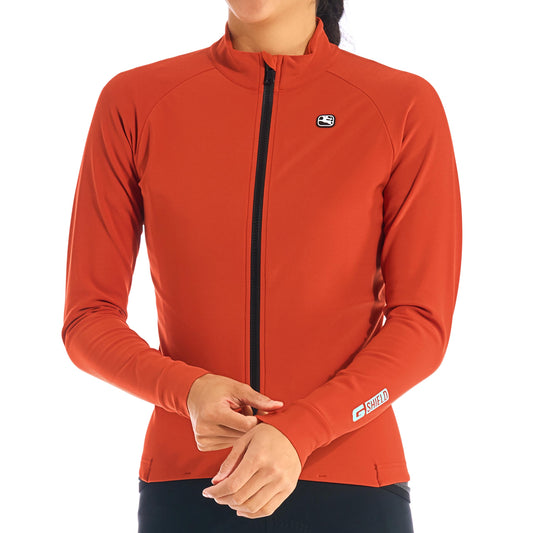 Women's G-Shield Thermal Long Sleeve Jersey sienna orange