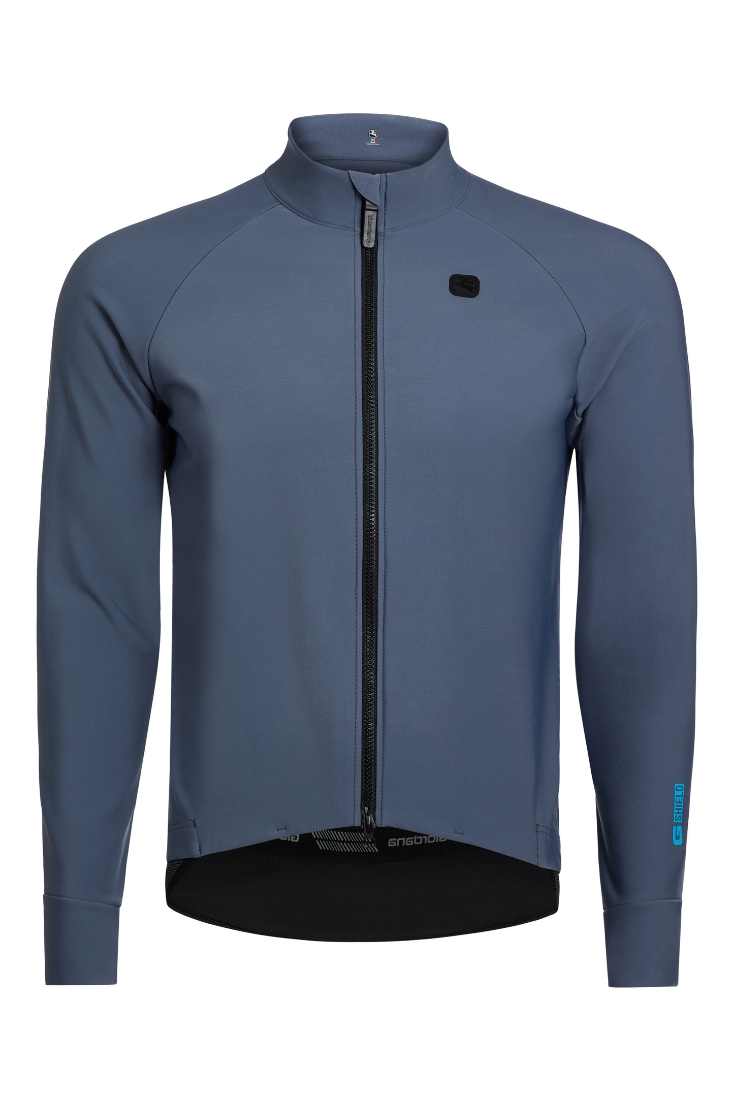 Giordana G-Shield Herren Thermo-Langarmtrikot Gravel Grey – Vorderansicht