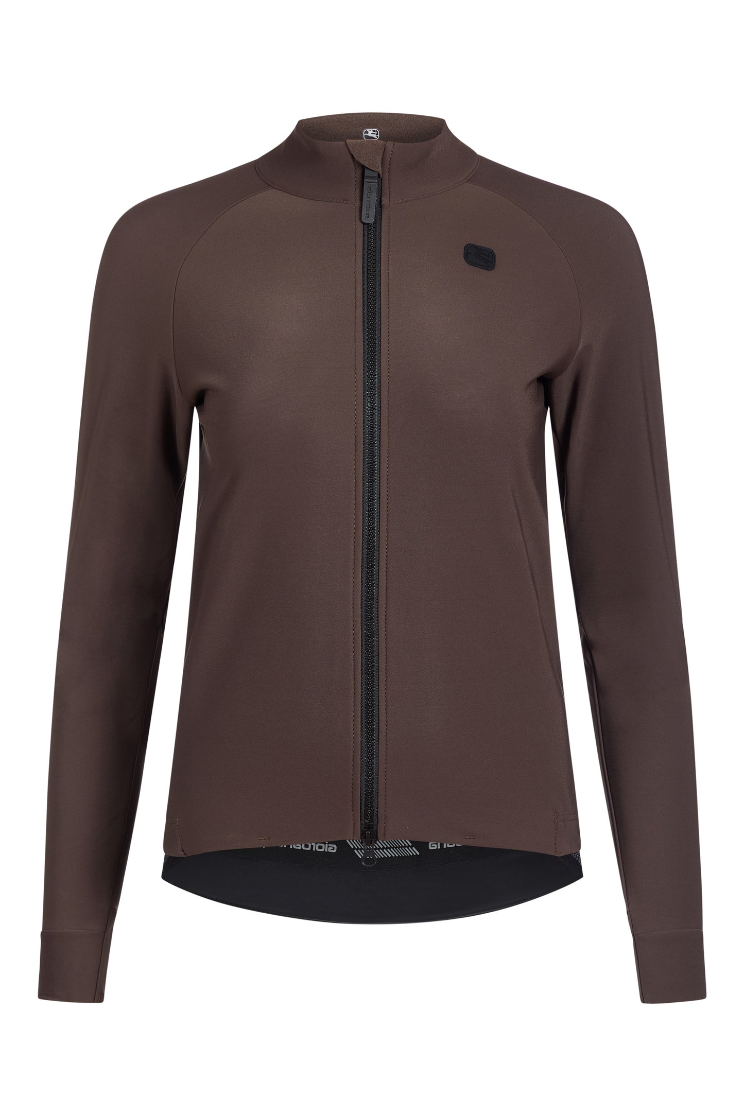Giordana G-Shield Damen Thermo-Langarmtrikot Sable Brown – Vorderansicht