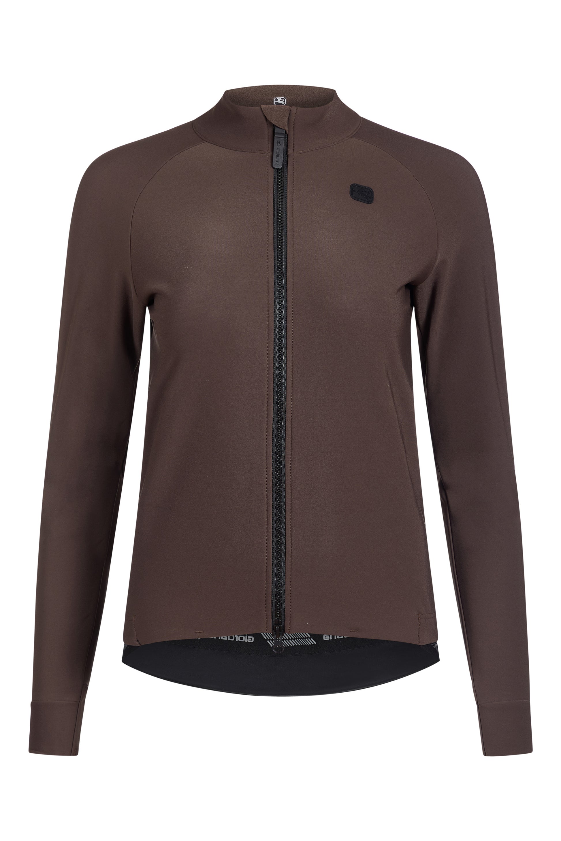 Giordana G-Shield Damen Thermo-Langarmtrikot Sable Brown – Vorderansicht