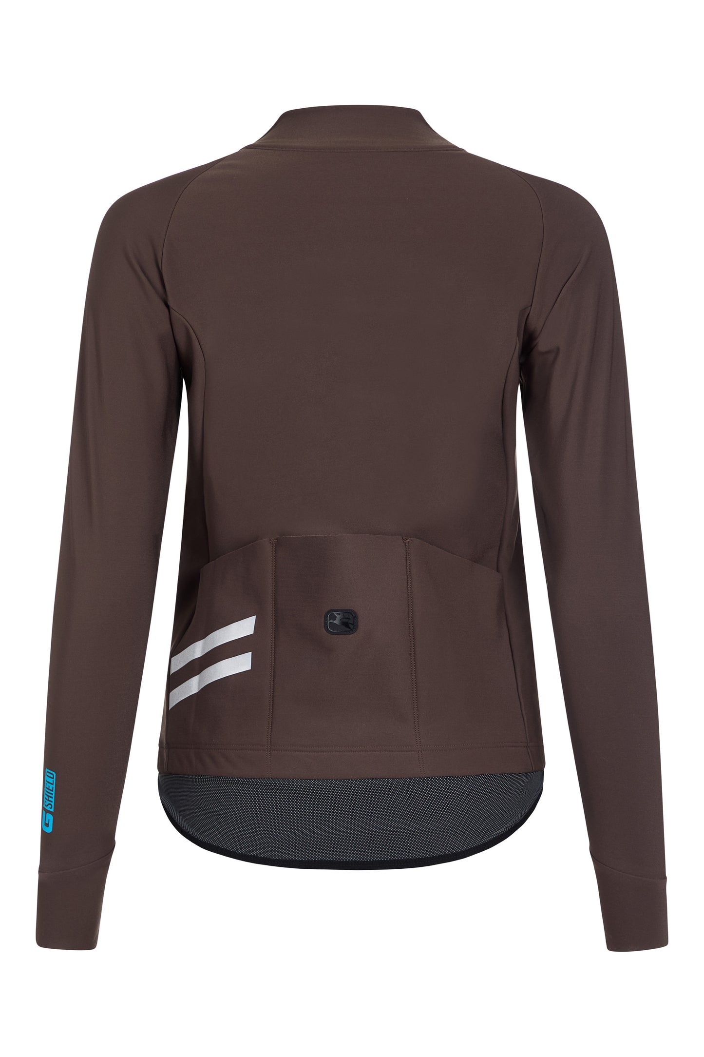 Giordana G-Shield Damen Thermo-Langarmtrikot Sable Brown – Rückansicht