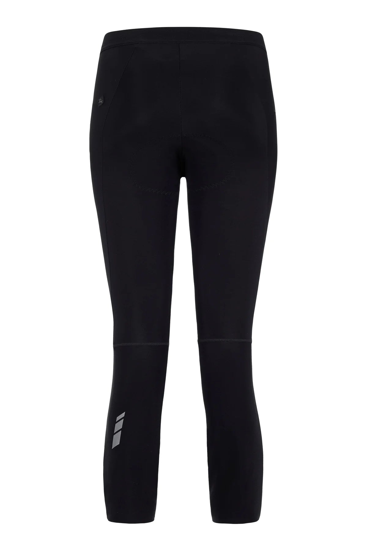 Giordana SilverLine Damen 3/4 Thermo-Bundhose Schwarz – Rückansicht