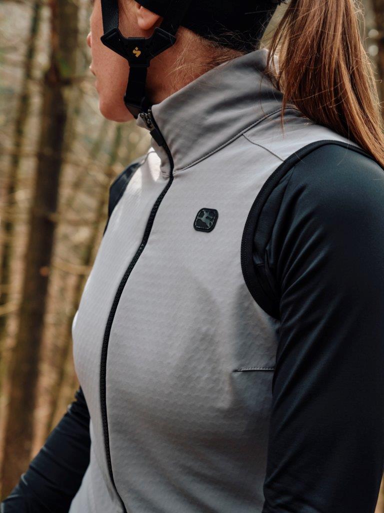 SILVERLINE Women Wintervest stone-grey