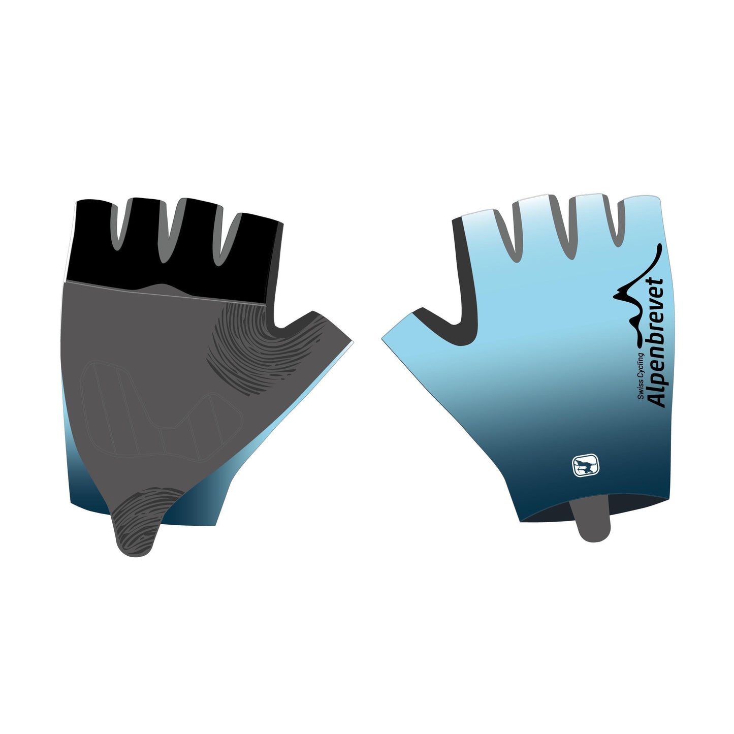 SWISS CYCLING ALPENBREVET 2024 Summer Short Finger Cycling Gloves