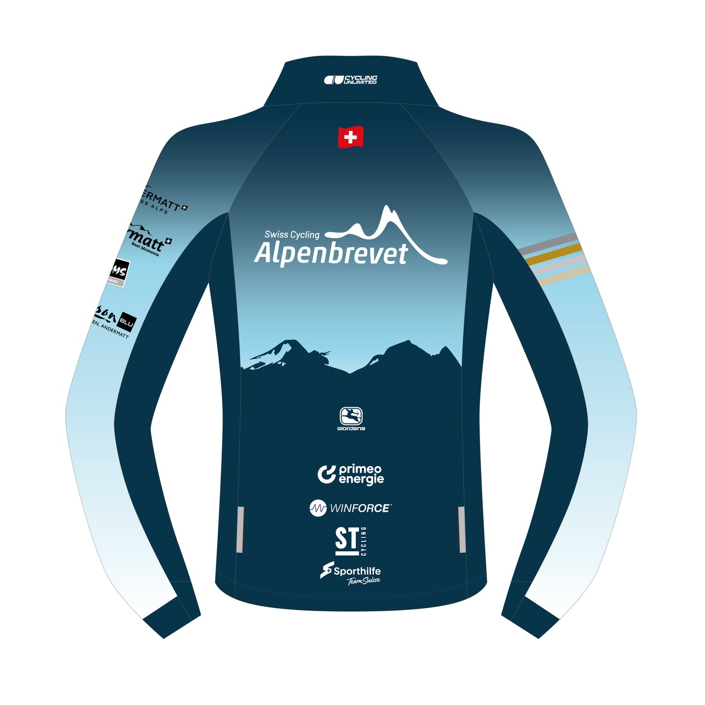 SWISS CYCLING ALPENBREVET 2024 Men`s Short Sleeve Jersey